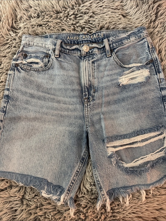 American Eagle Outfitters Pants - American Eagle Outfitters Light Wash Distressed Denim Shorts